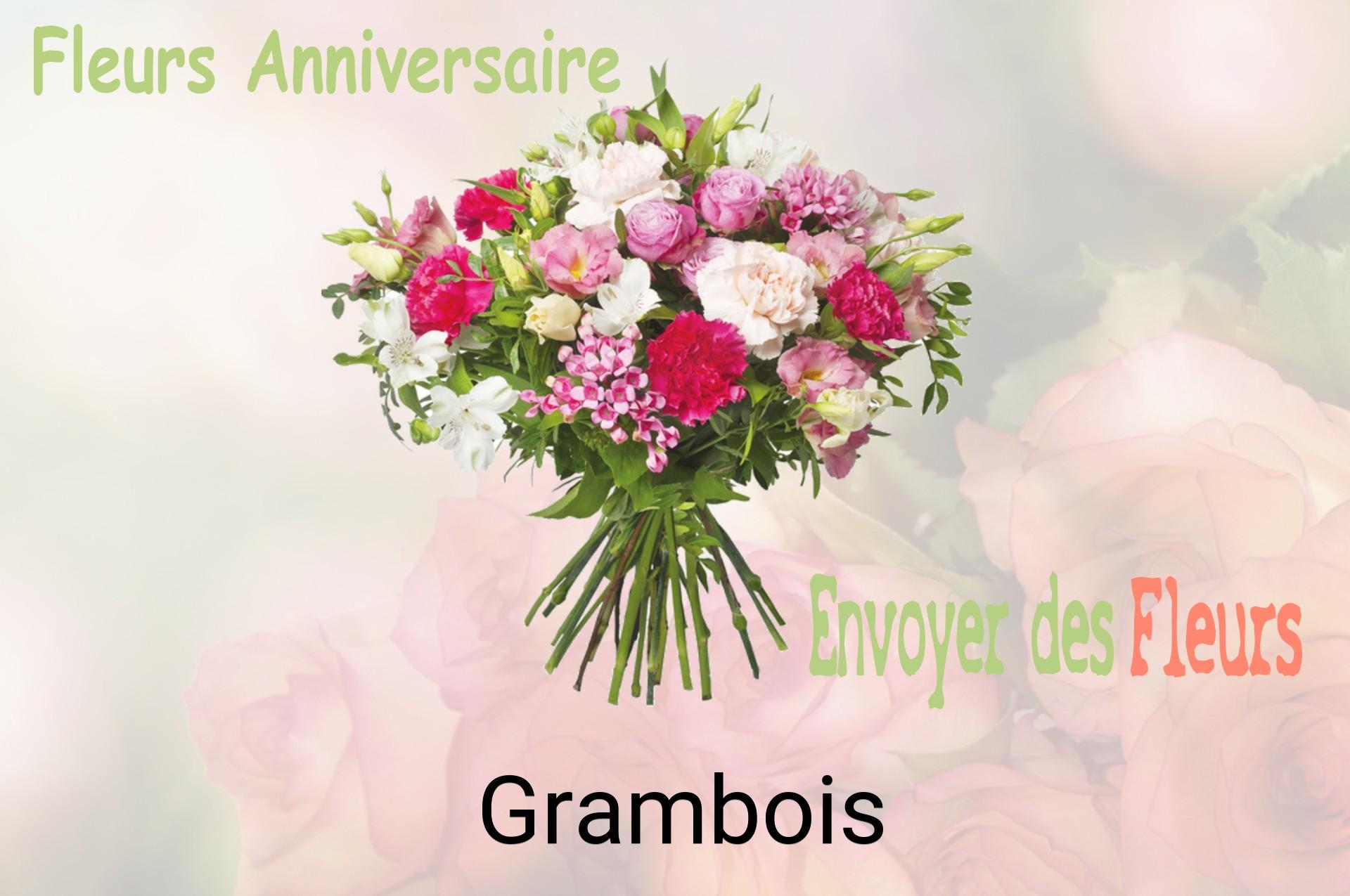Bouquet de fleurs d’anniversaire livré à Grambois